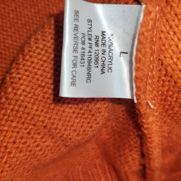 Pink Rose rustic orange sweater dress NWOT - Picture 5 of 5